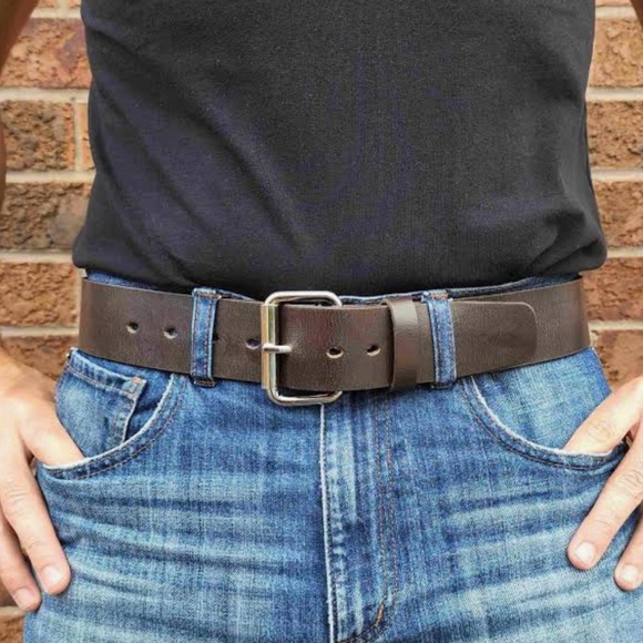 Leather belt, size 40 - Picture 10 of 10